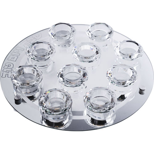 Crystal 10 Branches Candlesticks 33 cm