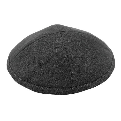 כיפה בד ארטמן אפור כהה 16 ס״מ
