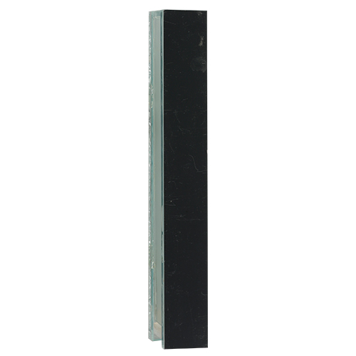 מזוזה זכוכית 7 ס״מ "בועות" עם פקק סיליקון