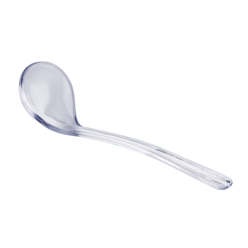 Lucite Honey Dish, 8.5 cm - Silver