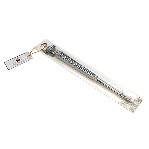 Metal Yad for Torah 23 cm with Metal Plaque