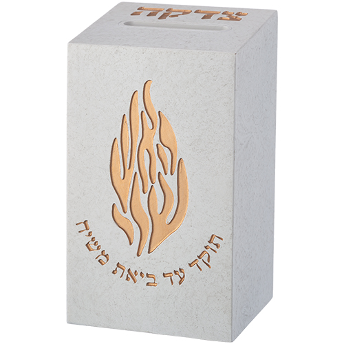 Polymer Tzedakah Box 13 cm