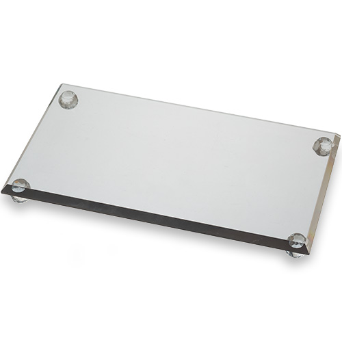 Crystal Tray for Candle Holders 23*13 cm