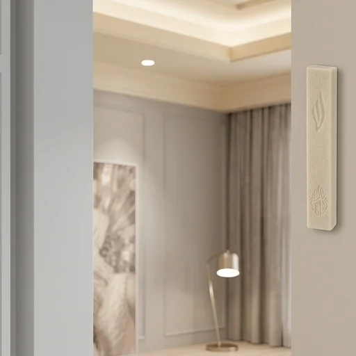 Beige Polymer Mezuzah 20 cm