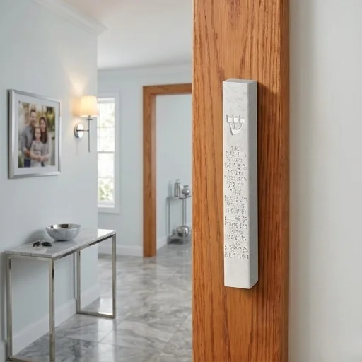 Polymer Stone- Like Mezuzah 12 cm