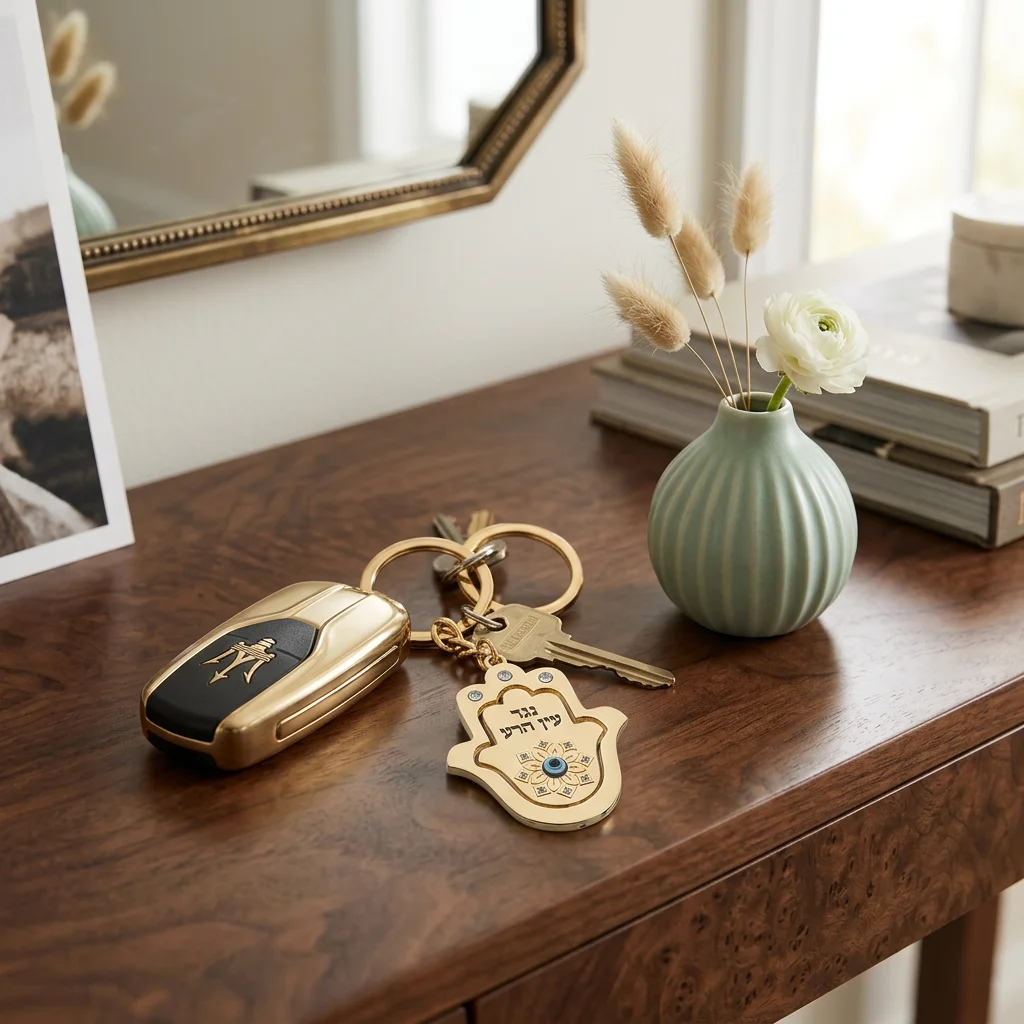 Nickel Keyholder 5 cm - Gold