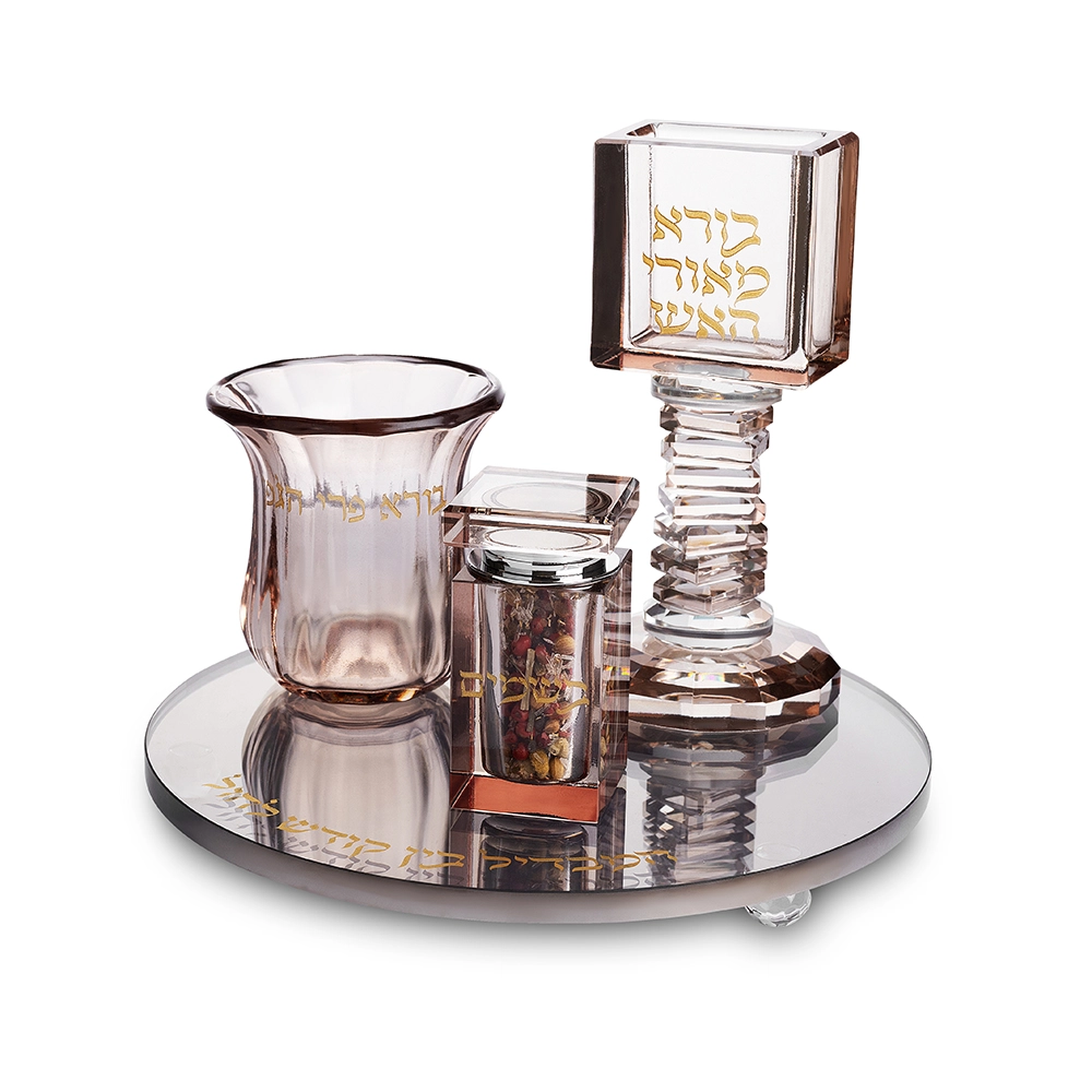 Crystal Havdala Set 20 cm