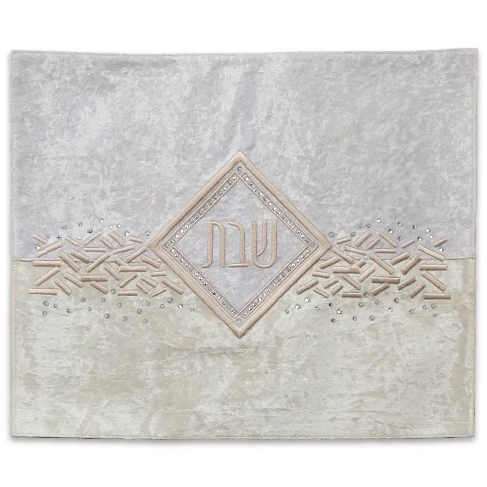 Velvet Challah Cover 45*55 cm with Embossed Logo