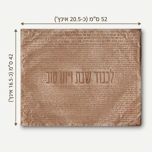 Faux Leather Challah Cover 42*52 cm