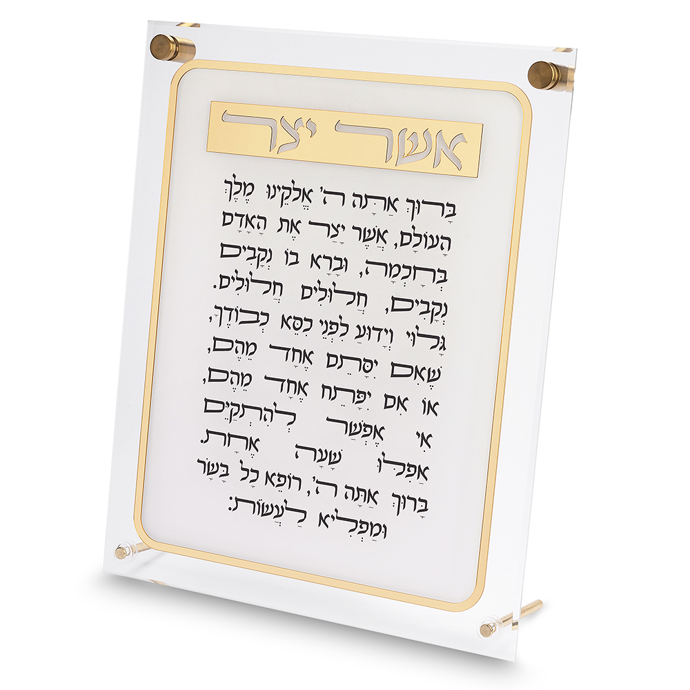אשר יצר ע.מ אקריליק 29×35 ס״מ