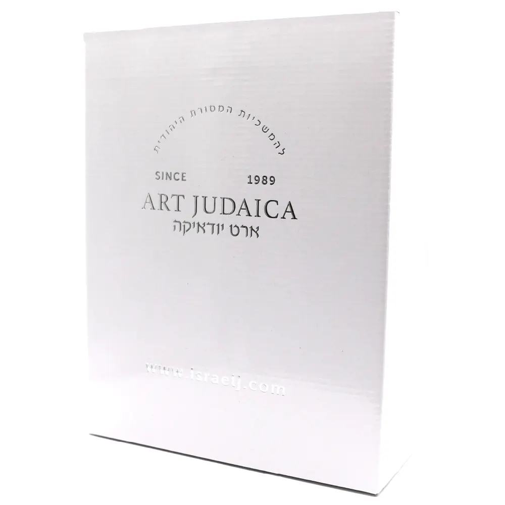 זוג רימונים ציפוי זהב לספר תורה 32 ס״מ