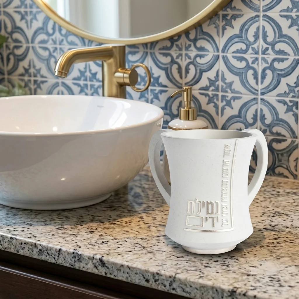 Polymer Washing Cup 12.5 cm - Beige
