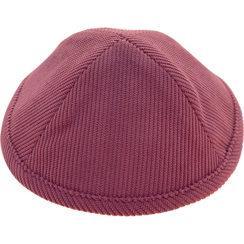 Elegant Fabric Kippah, 17 cm - Pink