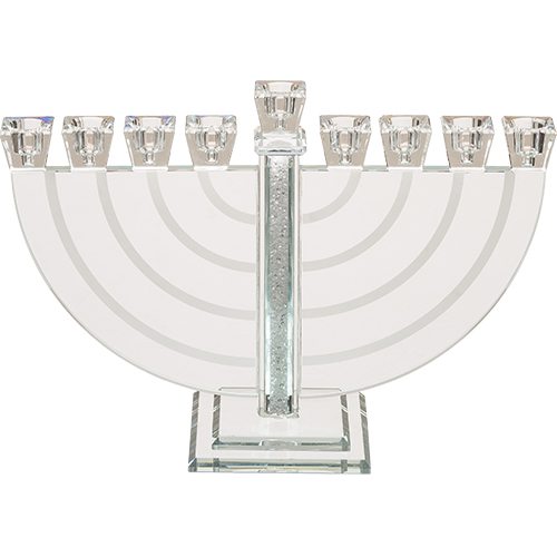Crystal Elegant Menorah 21 cm