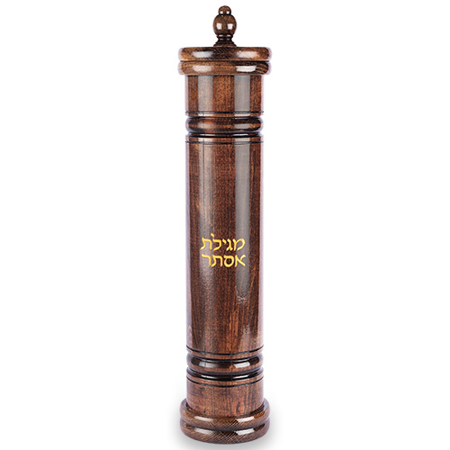 Ashkenaz Wood Megilah Case Size 31cm/ 12.2"