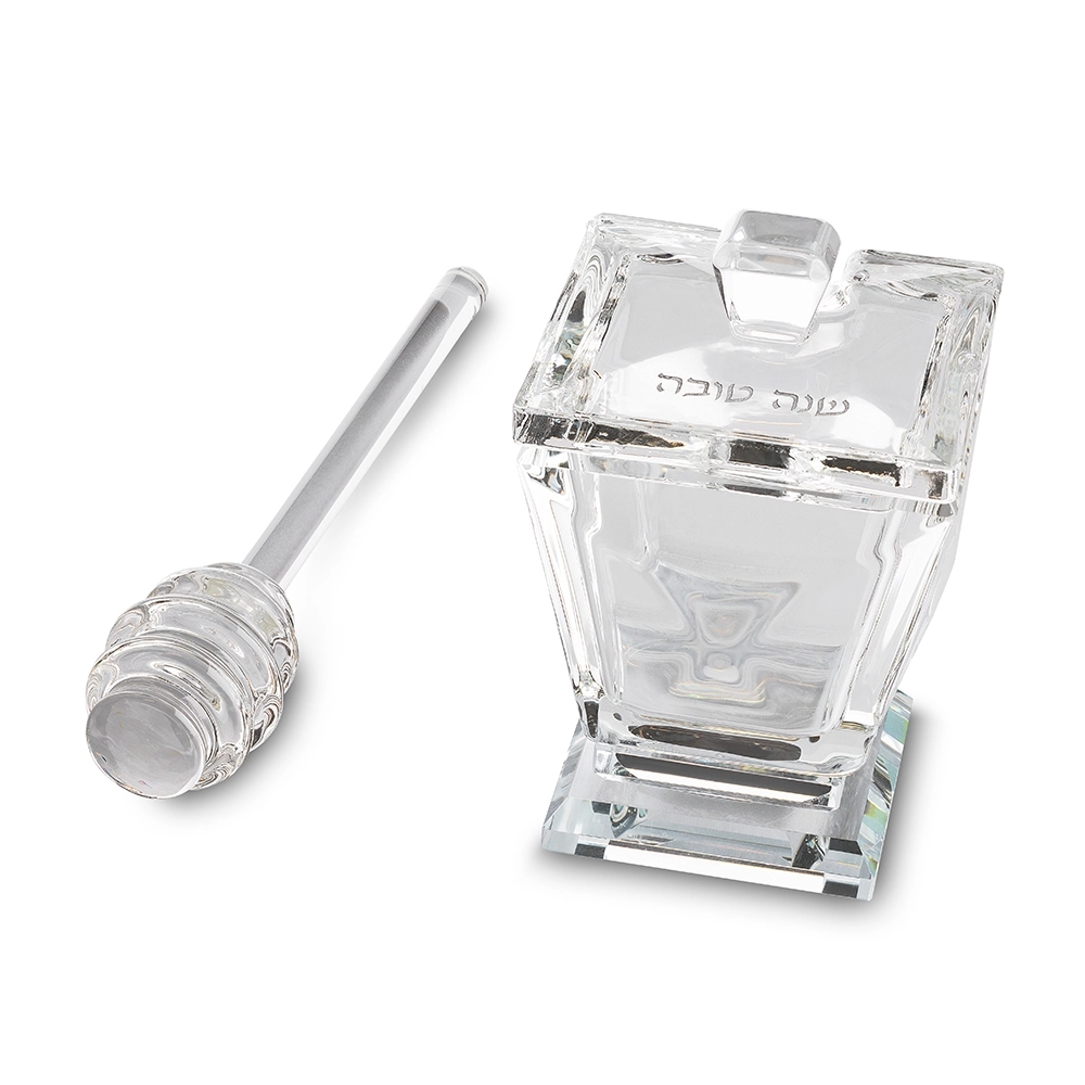Crystal Honey Dish 10x6 cm